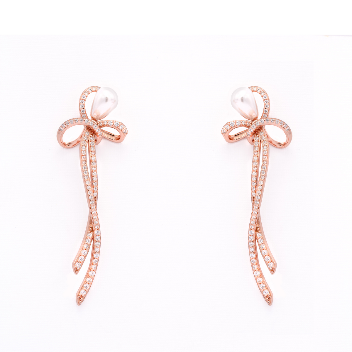 Single Moti Earrings
