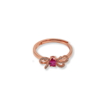 Pink Stone Bow