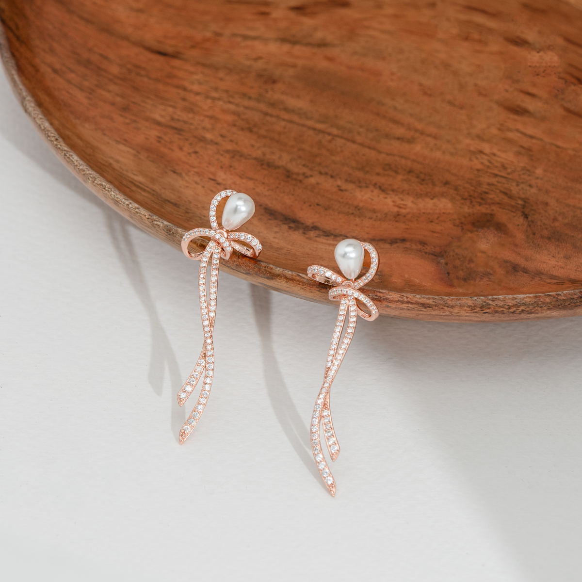 Single Moti Earrings