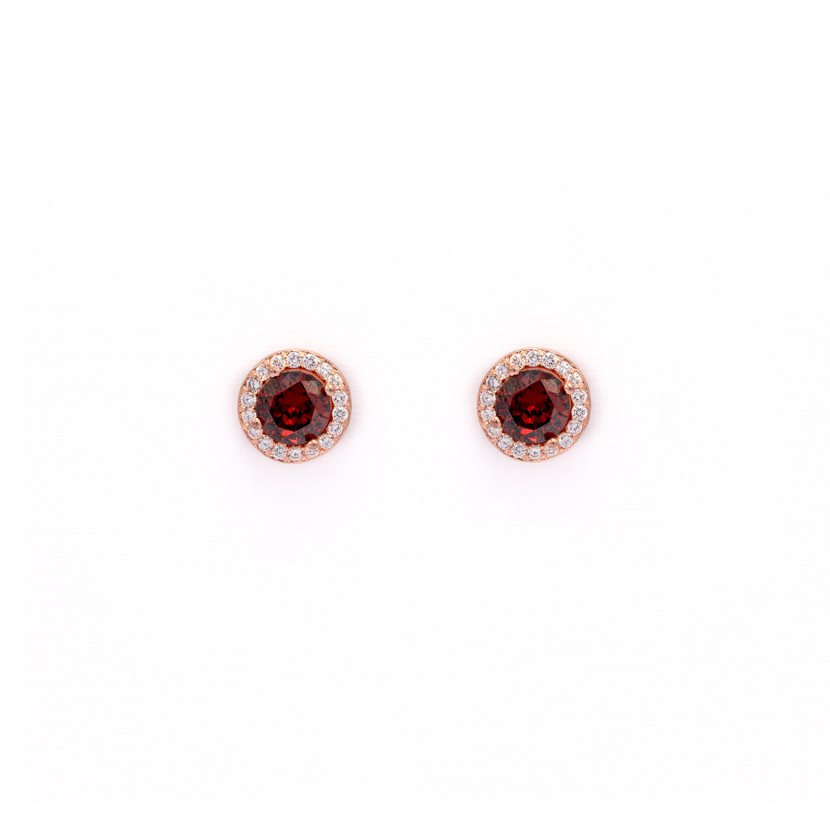 Burgundy Studs
