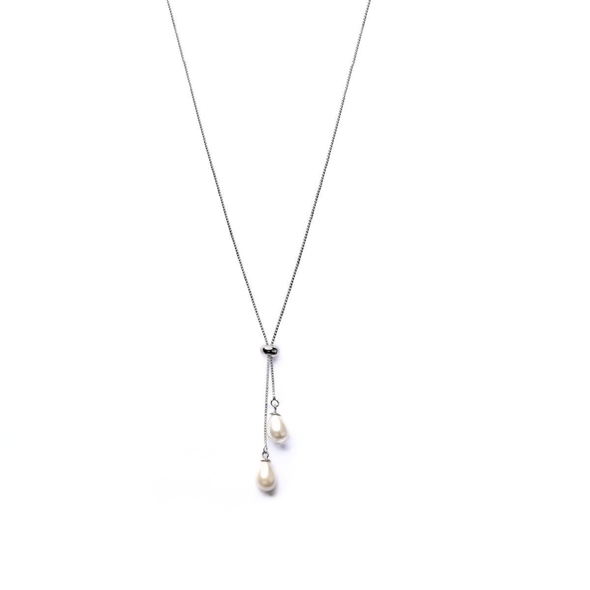 Silver Double Pearl