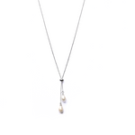 Silver Double Pearl