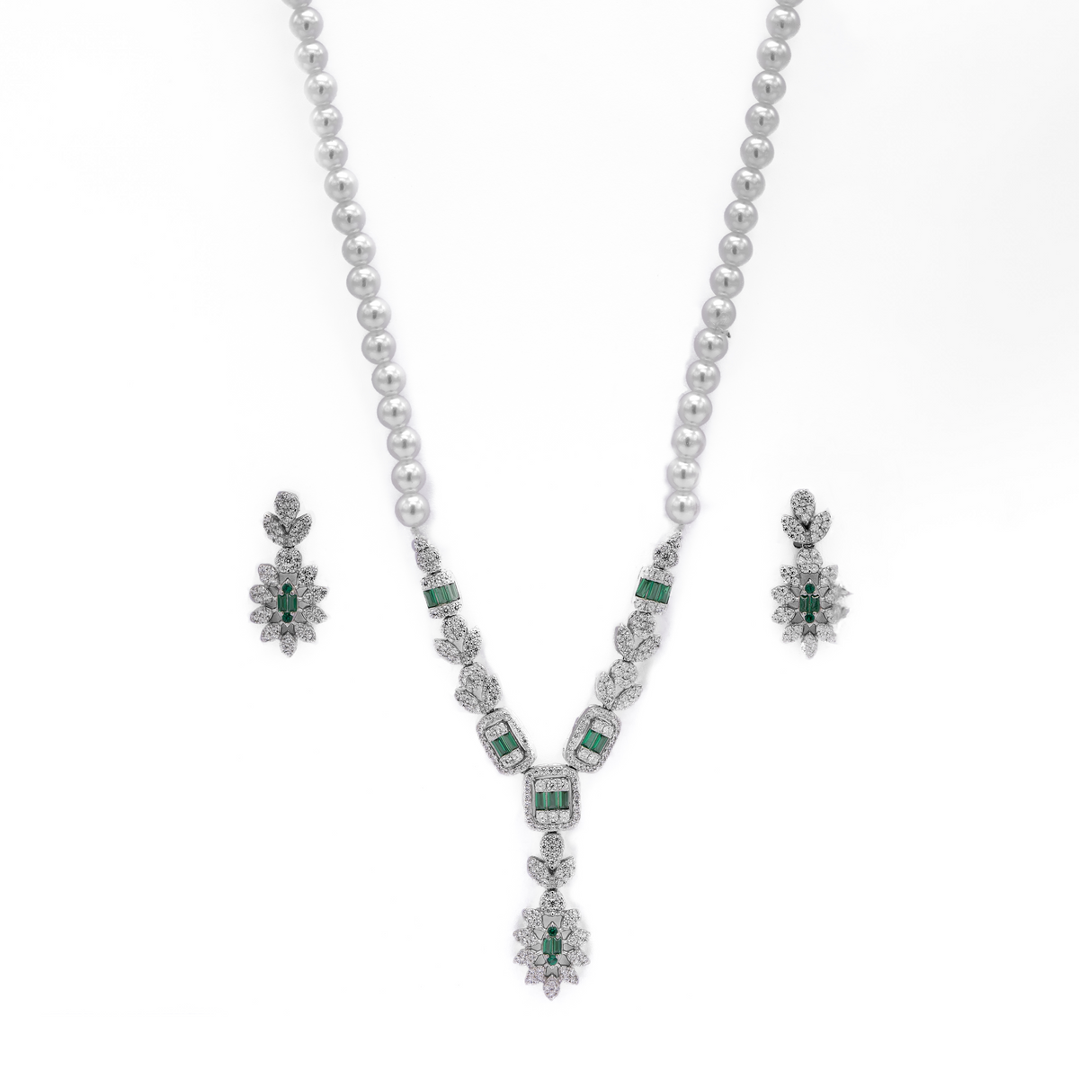 Victorian Emerald Green Necklace