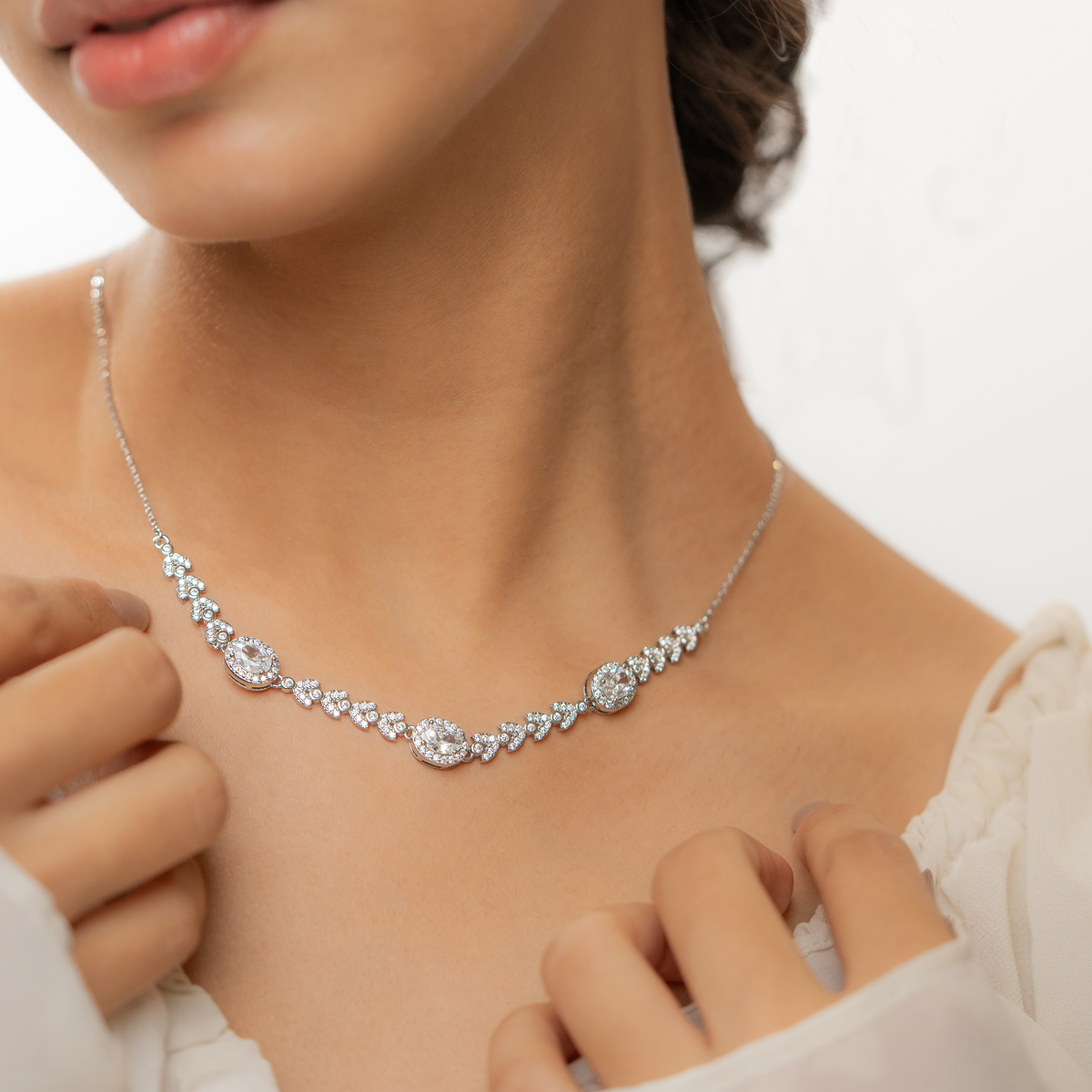 Diamond Veil Necklace