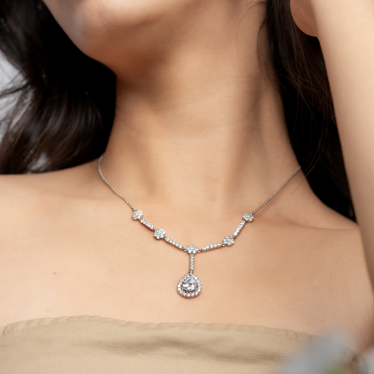 The Diamond Eternity Necklace