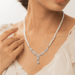 Victorian White Stone Necklace