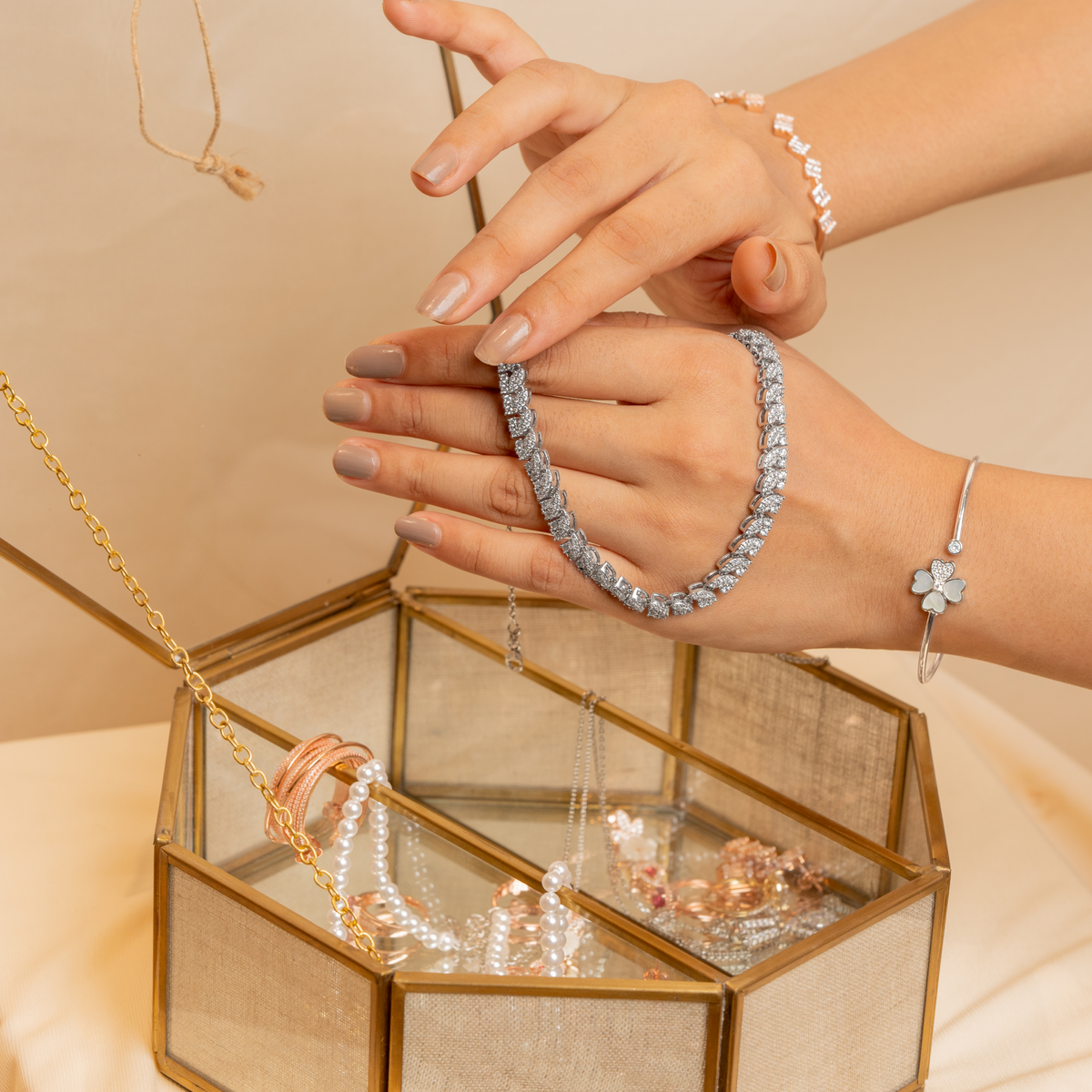 Majestic Stone Necklace Set