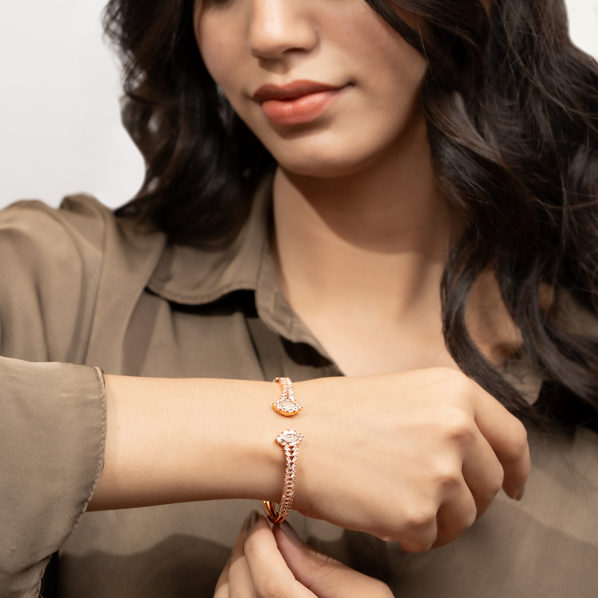 Folded Rose Kada